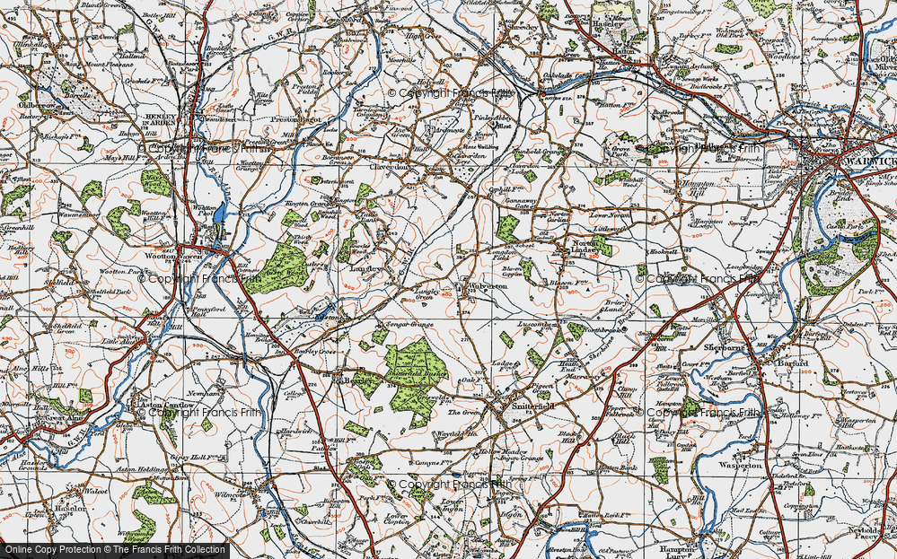 Old Map of Wolverton, 1919 in 1919