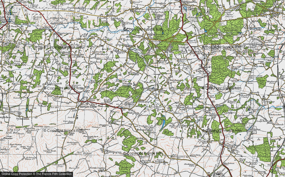 Old Map of Wolverton Common, 1919 in 1919