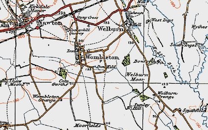 Old map of Bowforth in 1925