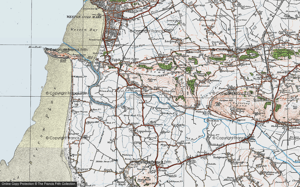 Old Map of Wonderstone, 1919 in 1919
