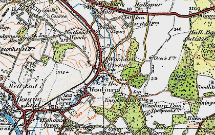 Old map of Wooburn Green in 1920