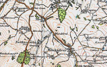 Old map of Woodford in 1919