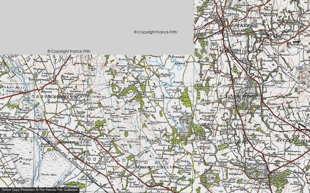 Old Map of Woodlands, 1925 in 1925