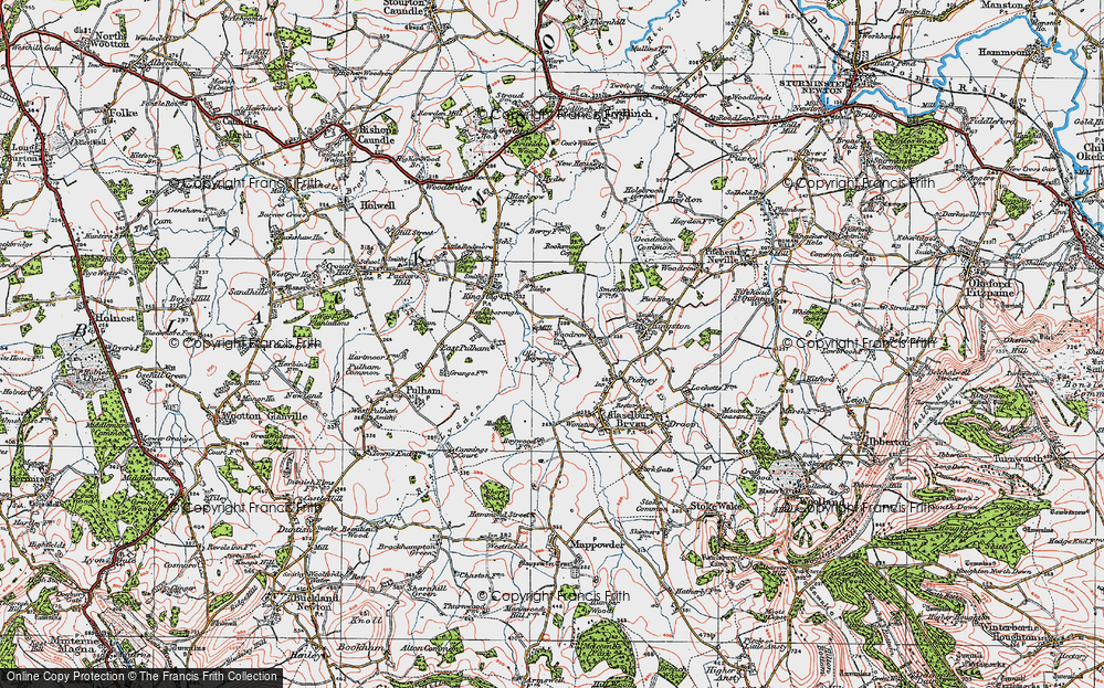 Old Map of Woodrow, 1919 in 1919