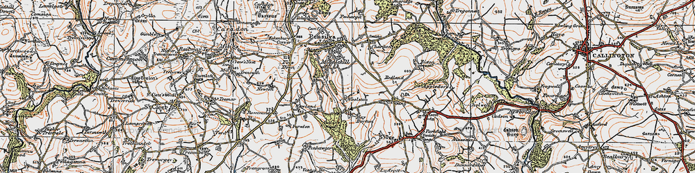 Old map of Woolston in 1919