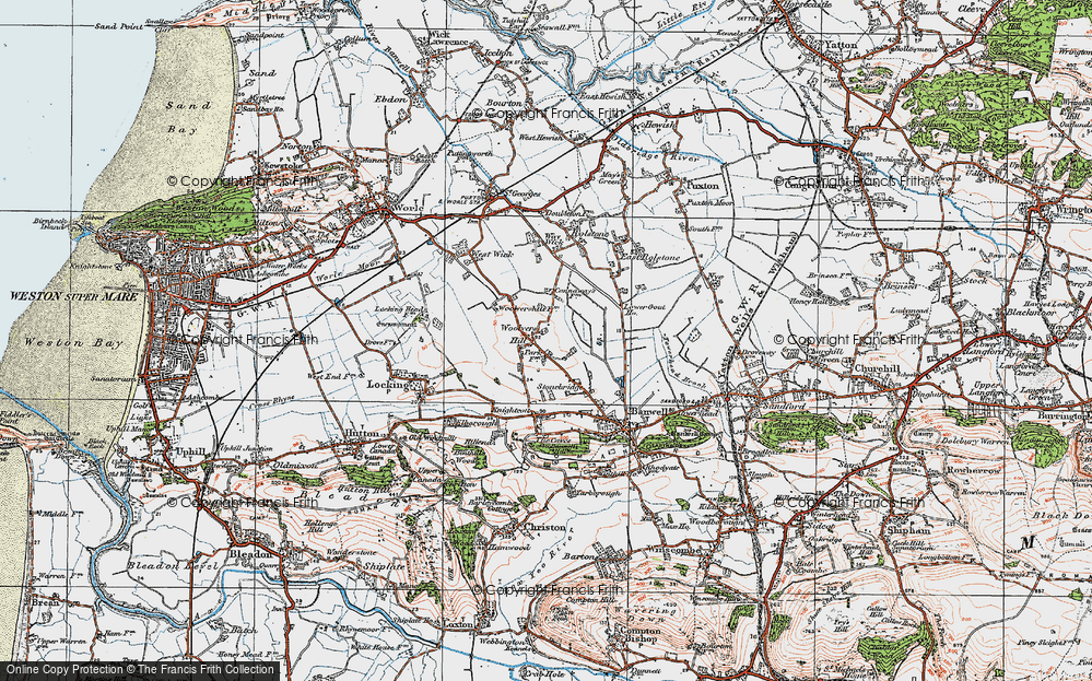 Old Map of Woolvers Hill, 1919 in 1919