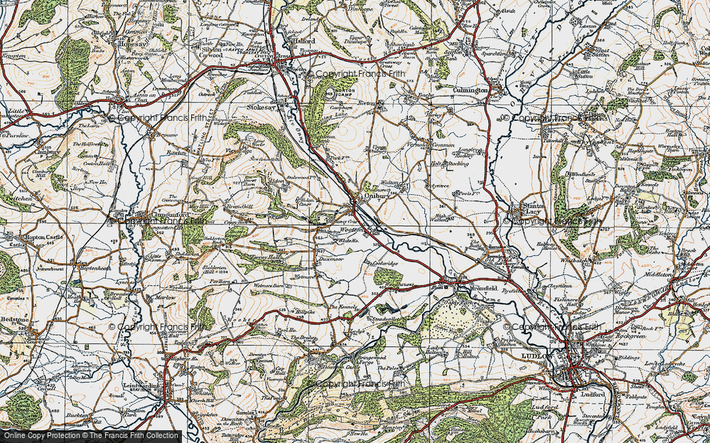 Old Map of Wootton, 1920 in 1920