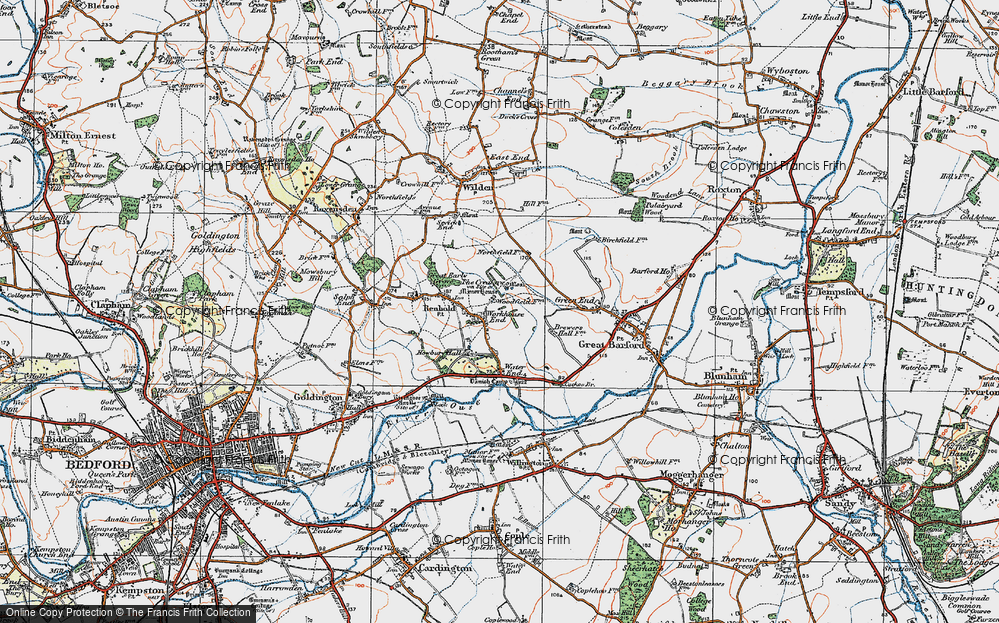 Old Map of Workhouse End, 1919 in 1919