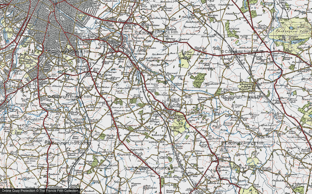 Old Map of Worlds End, 1921 in 1921