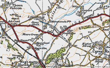 Old map of Wrantage in 1919