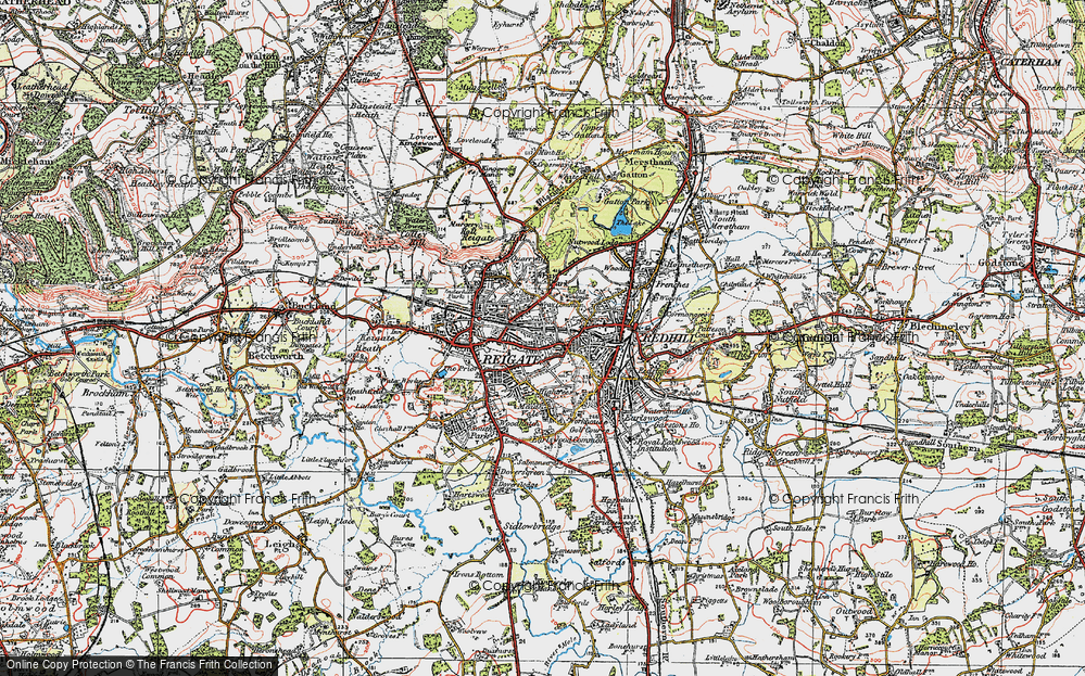 Old Map of Wray Common, 1920 in 1920