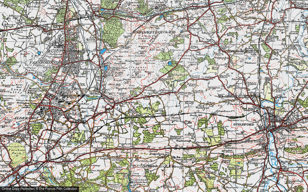 Old Map of Wyke, 1920 in 1920