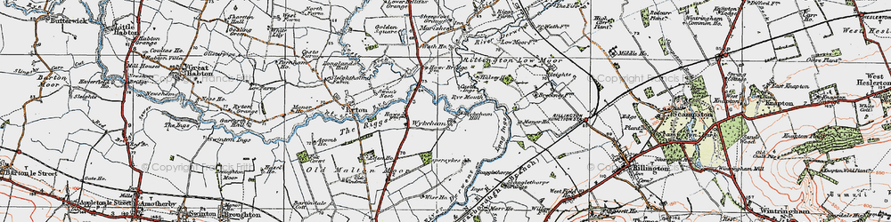 Old map of Wyse Ho in 1925