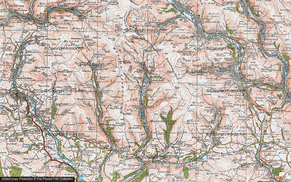 Old Map of Wyndham, 1922 in 1922