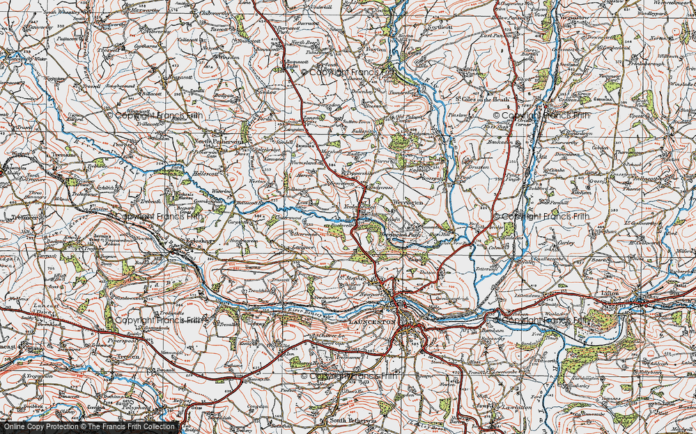 Old Map of Yeolmbridge, 1919 in 1919