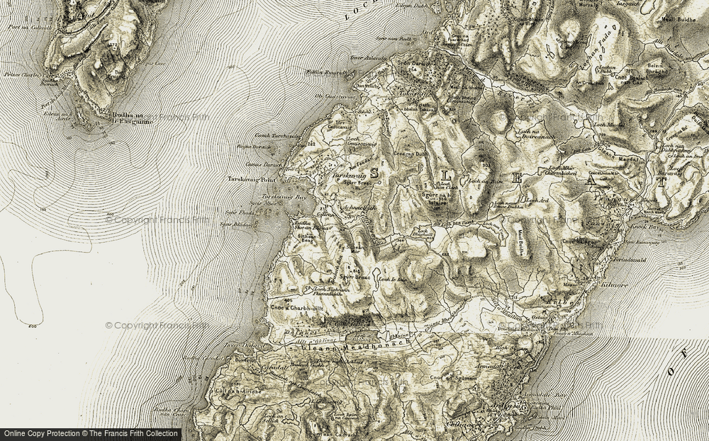 Old Map of Achnacloich/Ach na Cloiche, 1906-1908 in 1906-1908