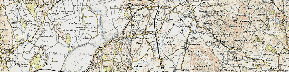Old map of Ackenthwaite in 1903-1904
