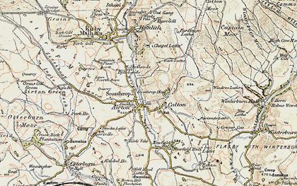 Old map of Airton in 1903-1904