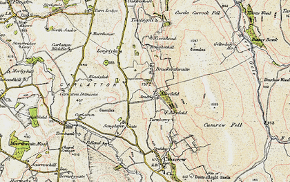 Old map of Albyfield in 1901-1904