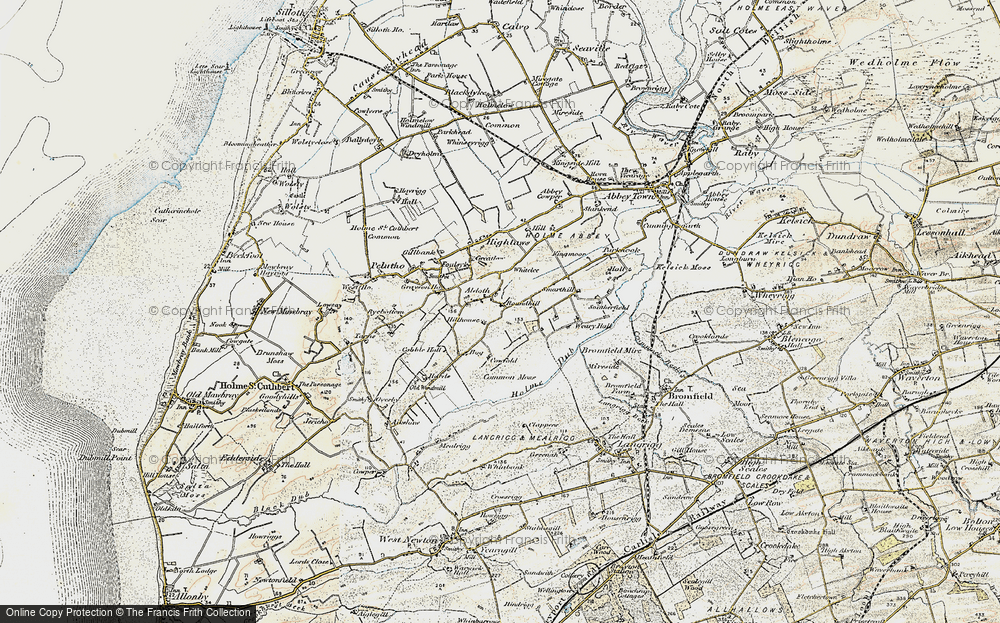 Old Map of Historic Map covering Southerfield in 1901-1904