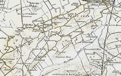 Old map of Aldoth in 1901-1904