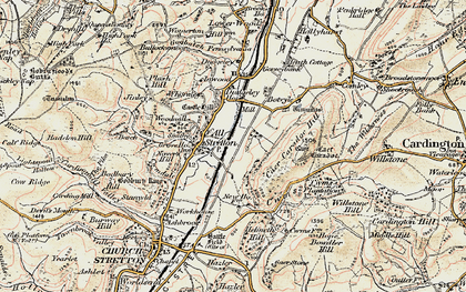 Old map of All Stretton in 1902-1903