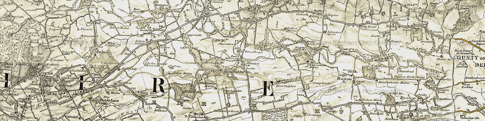 Old map of Allanton in 1901-1904