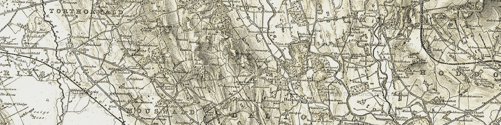 Old map of Almagill in 1901-1904