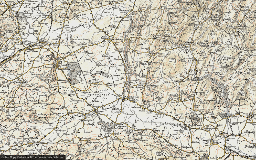 Old Map of Alport, 1902-1903 in 1902-1903
