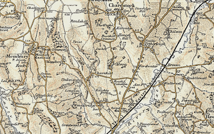 Old map of Alston in 1898-1899