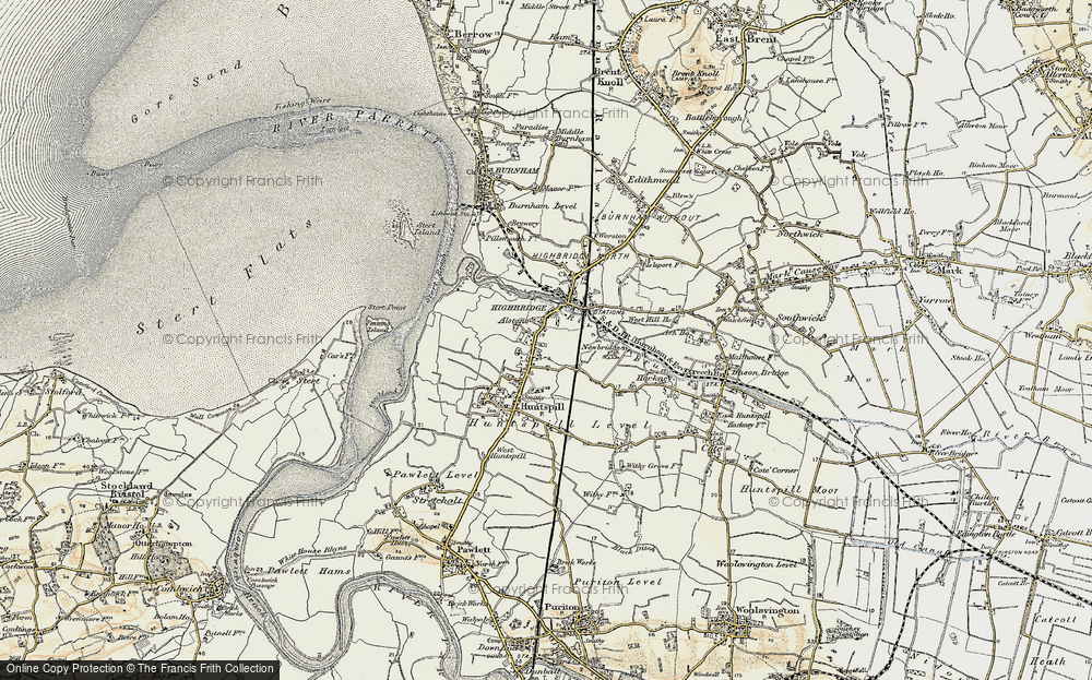 Old Map of Alstone, 1899-1900 in 1899-1900