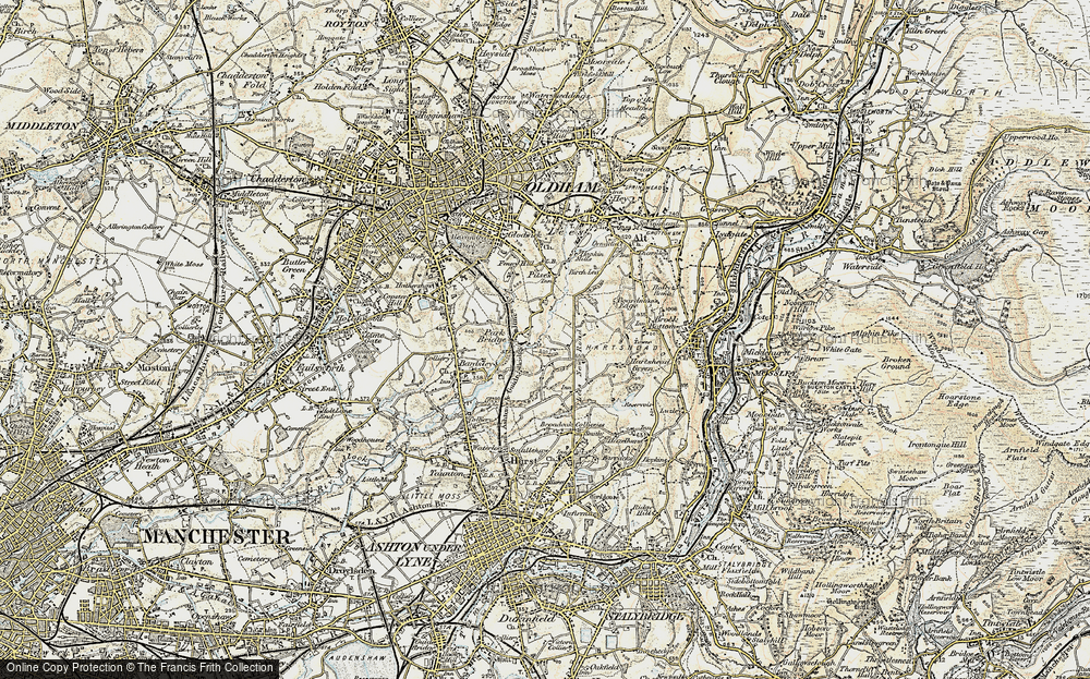 Old Map of Alt Hill, 1903 in 1903