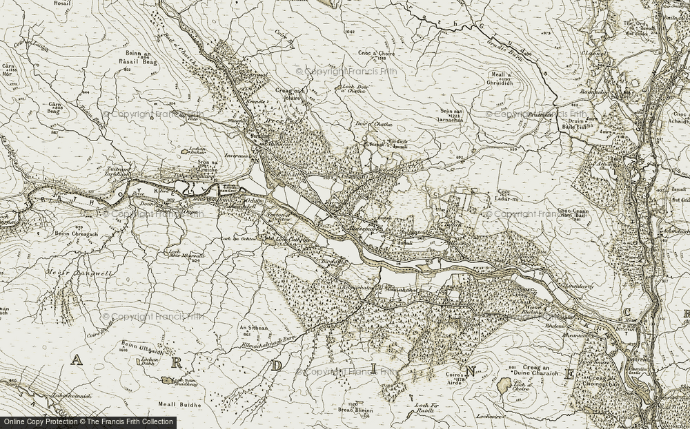 Old Map of Altass, 1910-1912 in 1910-1912
