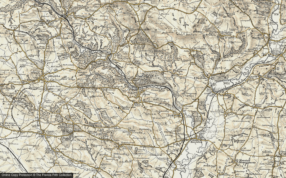 Old Map of Historic Map covering Abbey Wood in 1902