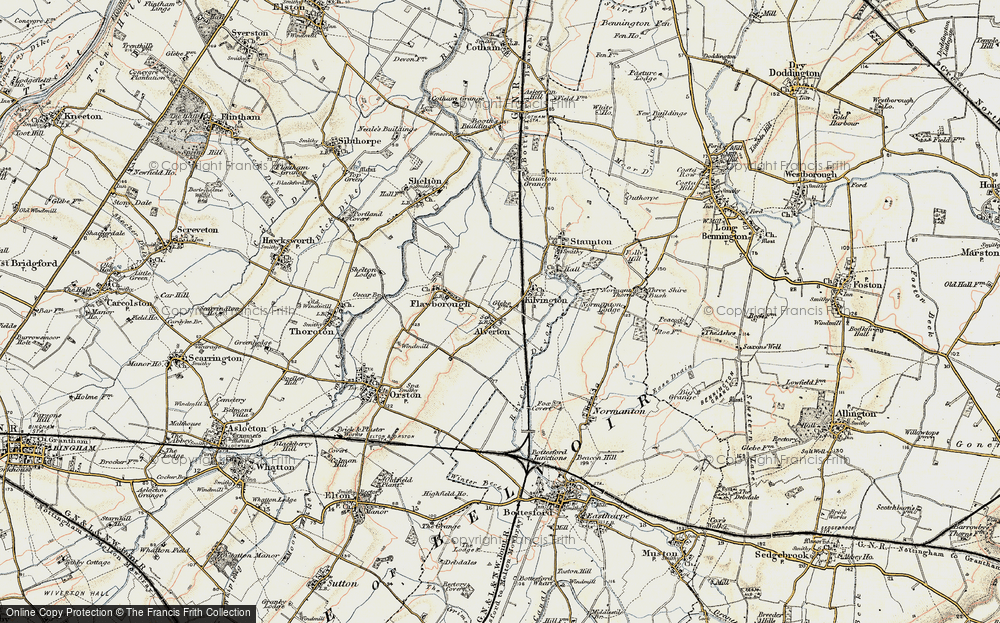 Old Map of Alverton, 1902-1903 in 1902-1903