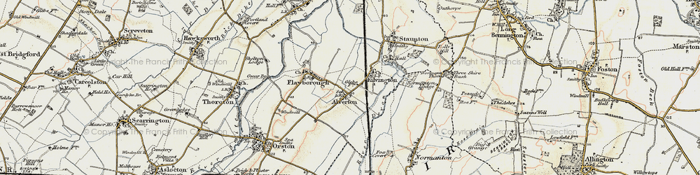 Old map of Alverton in 1902-1903