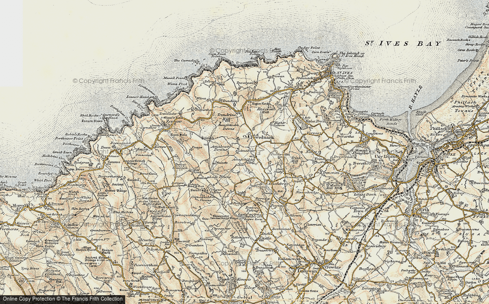 Old Map of Amalveor, 1900 in 1900
