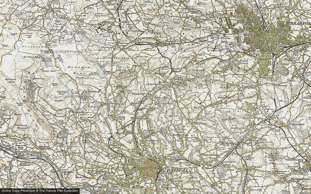 Old Map of Ambler Thorn, 1903 in 1903