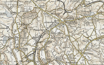 Old map of Ambler Thorn in 1903