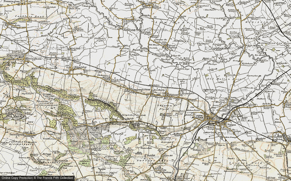 Old Map of Amotherby, 1903-1904 in 1903-1904