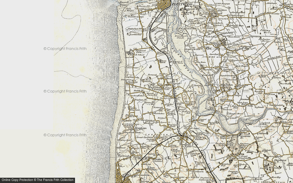 Old Map of Anchorsholme, 1903-1904 in 1903-1904