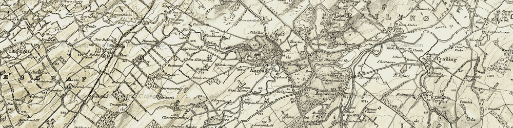 Old map of Broom Covert in 1901-1904