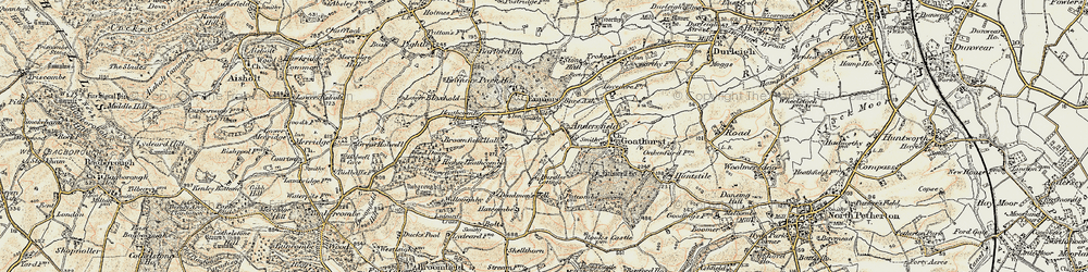 Old map of Andersfield in 1898-1900
