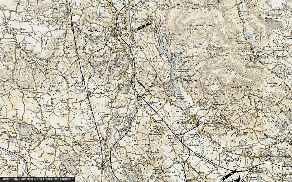 Old Map of Anderton, 1903 in 1903
