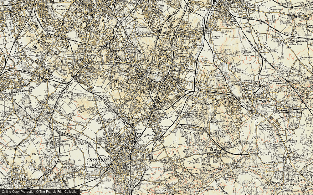 Old Map of Anerley, 1897-1902 in 1897-1902
