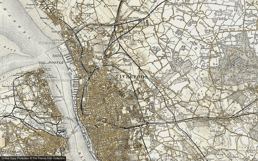 Old Map of Anfield, 1902-1903 in 1902-1903