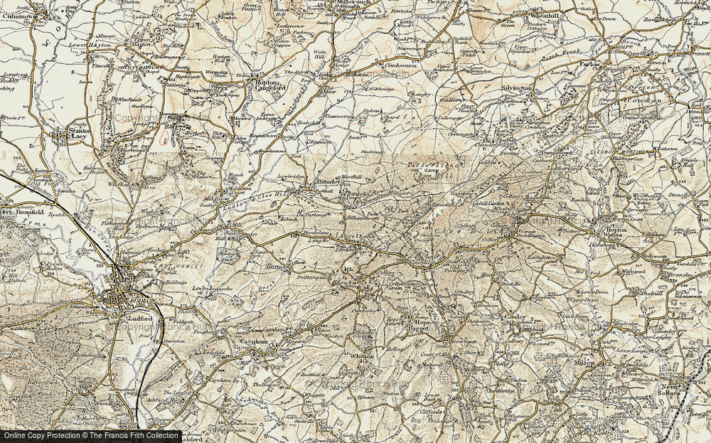 Old Map of Angelbank, 1901-1902 in 1901-1902