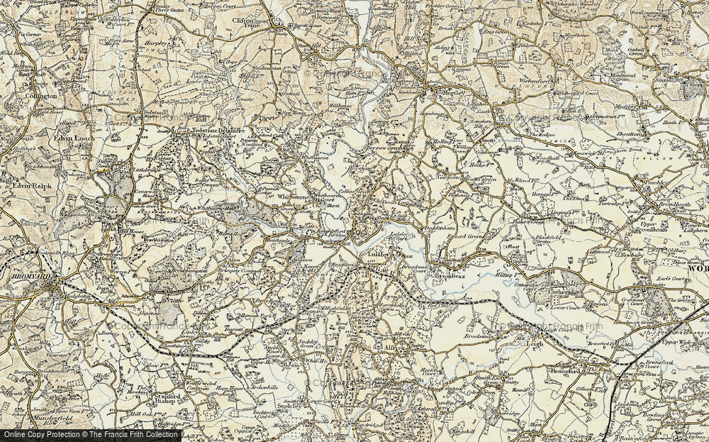 Old Map of Ankerdine Hill, 1899-1902 in 1899-1902