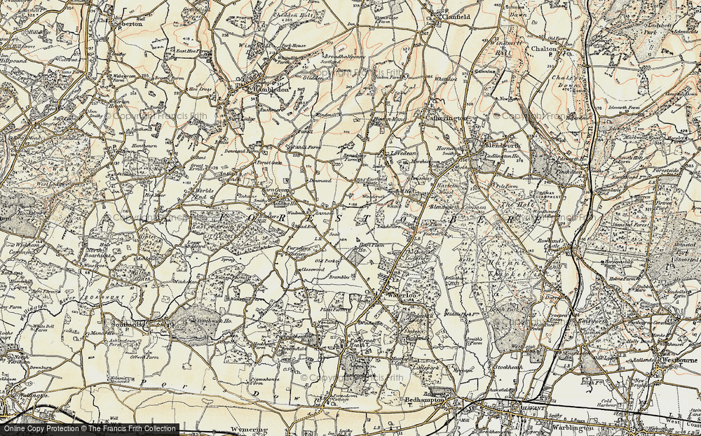 Old Map of Anmore, 1897-1899 in 1897-1899