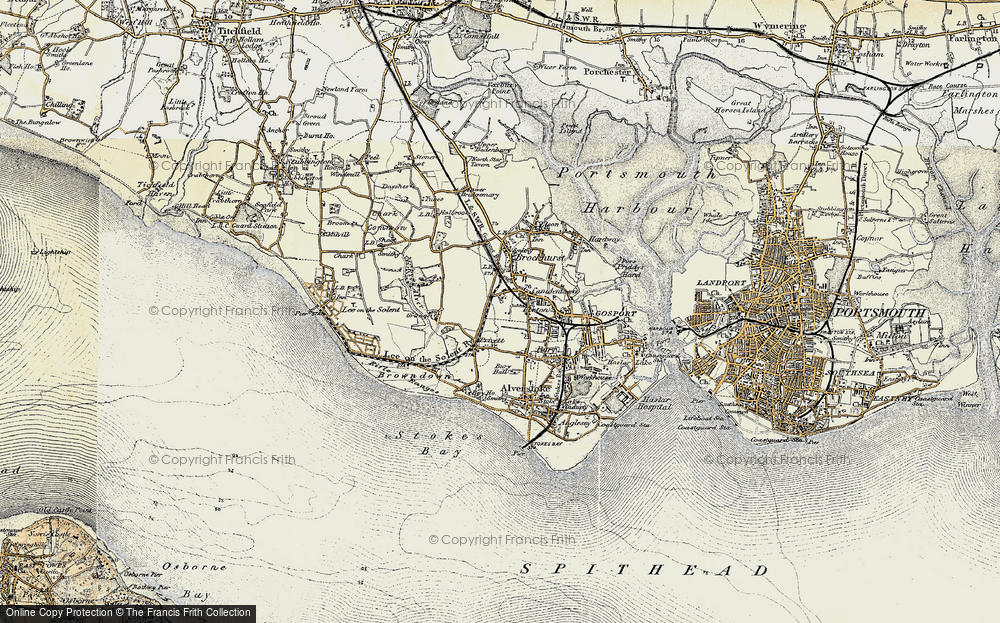 Old Map of Ann's Hill, 1897-1899 in 1897-1899